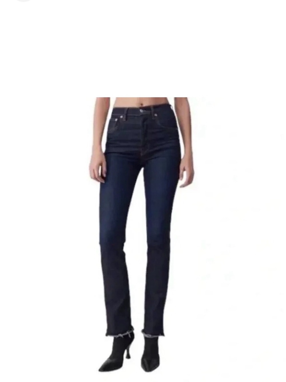Re/Done Women’s Slim Dark Indigo Jeans